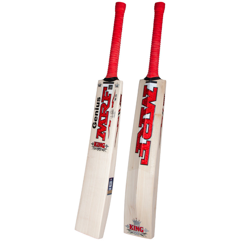 MRF Virat Kohli Genius King Cricket Bat + Gloves